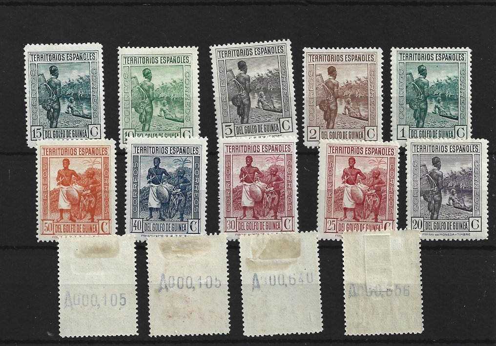 Guinea 1931 - Complete series well centered - Edifil 202/15 #1.0