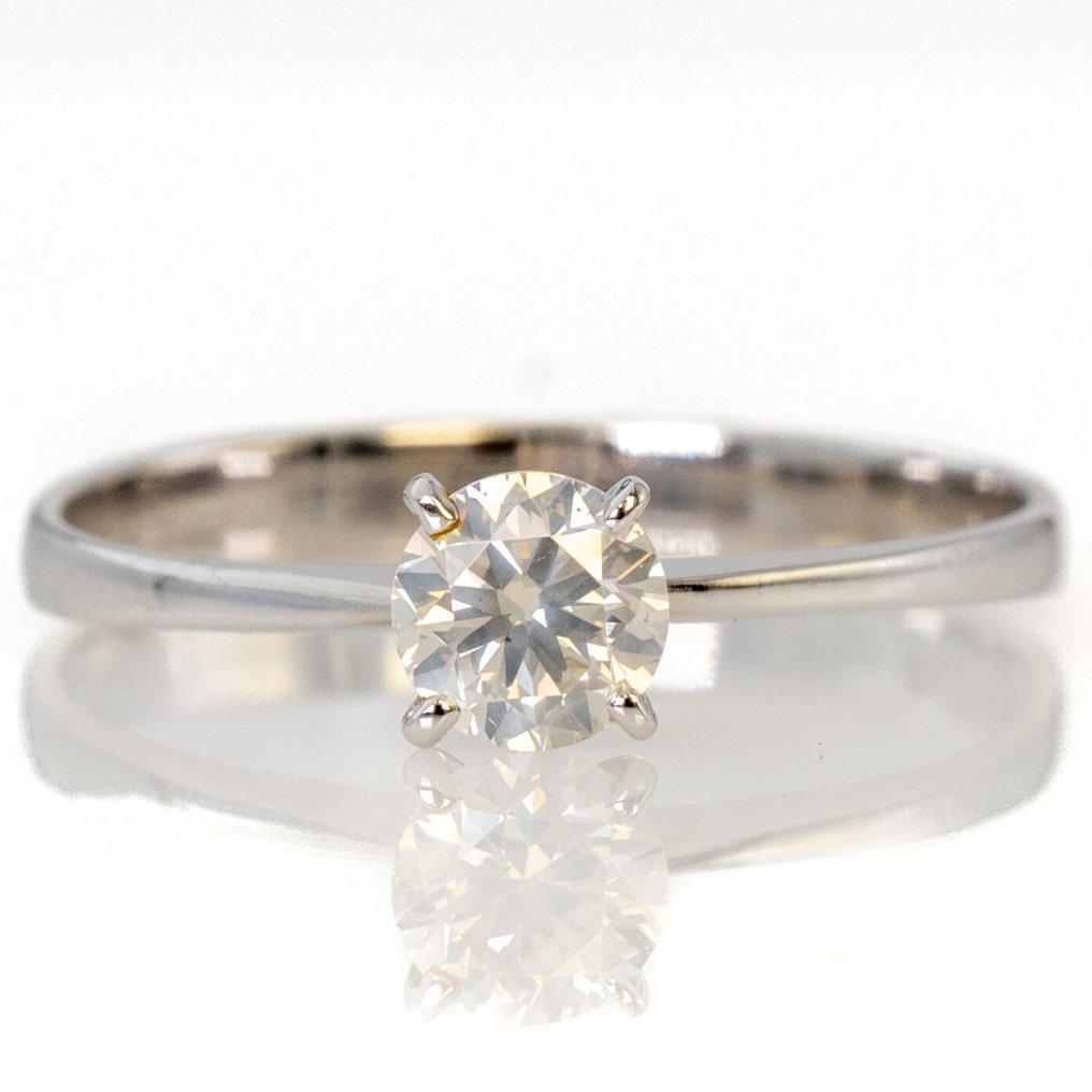 χωρίς τιμή ασφαλείας - Δαχτυλίδι - 14 καράτια Λευκός χρυσός - 0.50ct. tw. Διαμάντι (Φυσικό) - GWLab #1.0