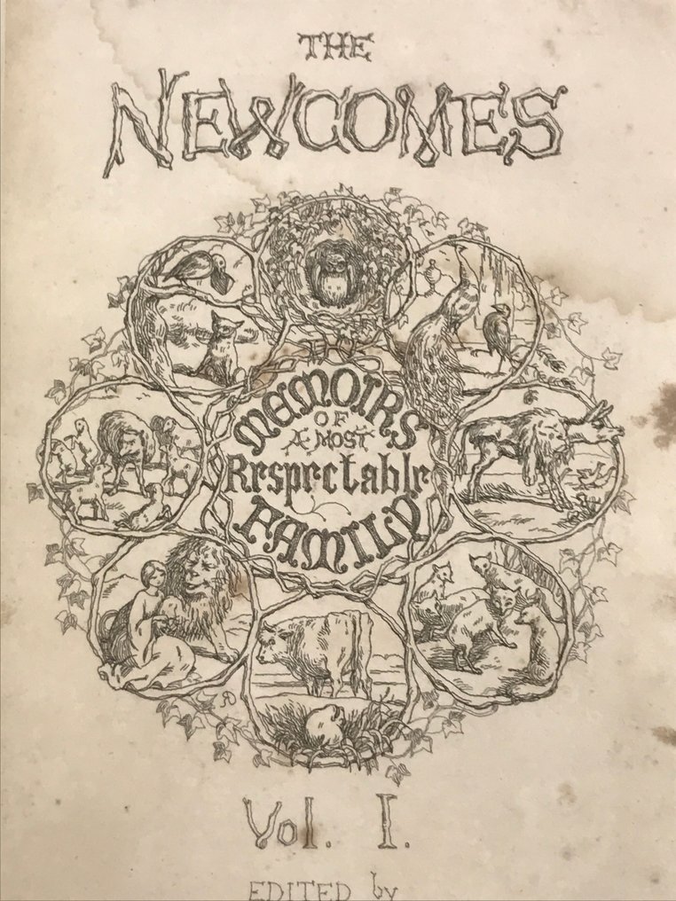 William Makepeace Thackeray / Richard Doyle - The Newcomes: Memoirs of a Most Respectable Family - 1854-1855 #1.0