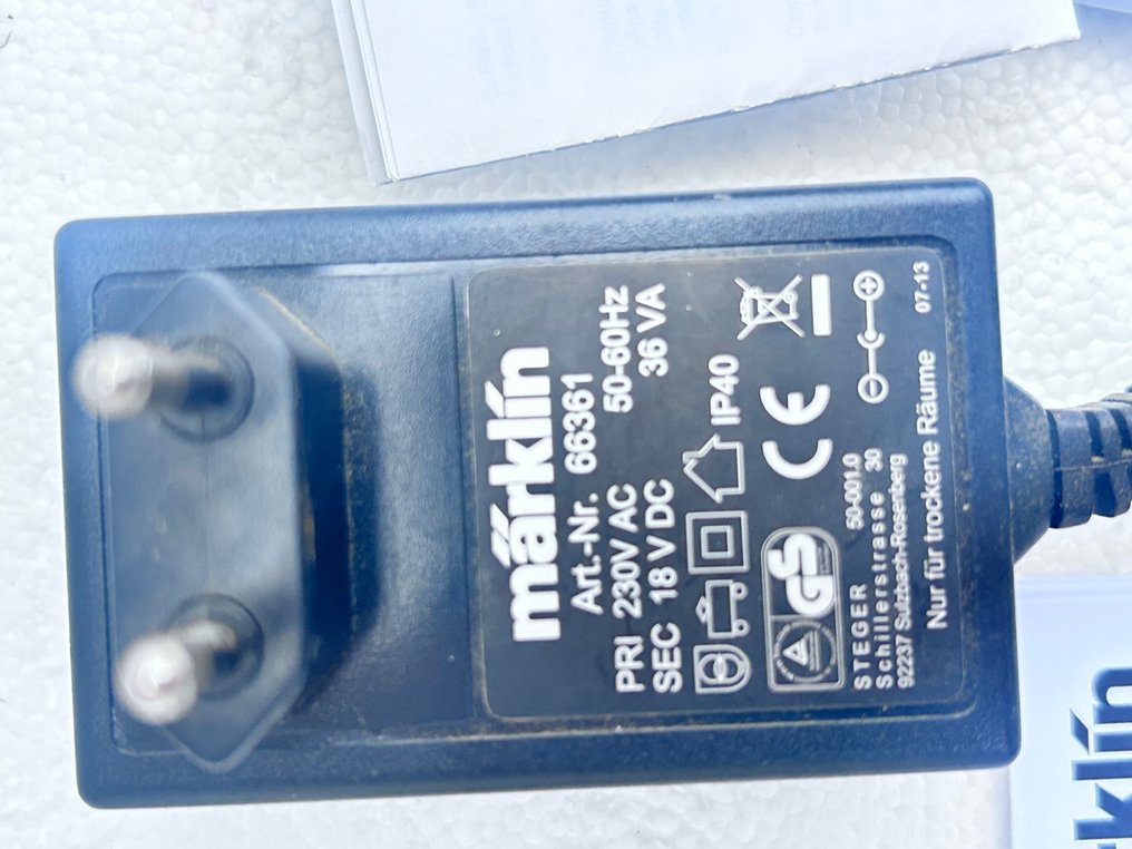 Märklin H0 - 60657/60116/66360 - Digital styrenhet (3) - Mobile Station, med anslutningsbox och adapter #3.2