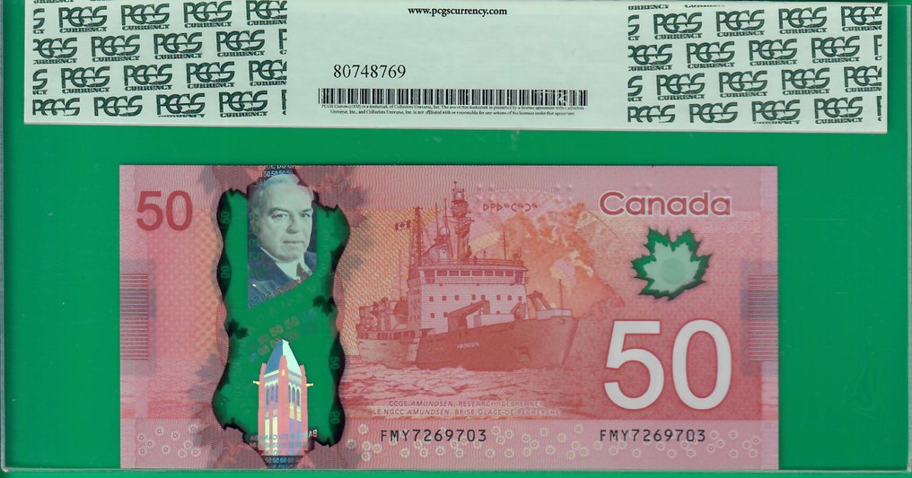 Canada. - 50 dollars 2012 - Pick 109a / BC-72a (Zonder minimumprijs) #2.1