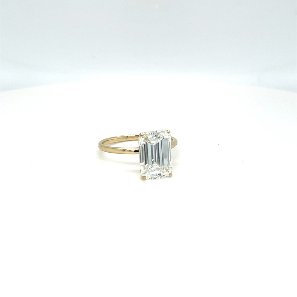 No reserve price - Ring - 14 kt. Yellow gold - 2.06ct. tw. Diamond (Lab-grown) #2.1