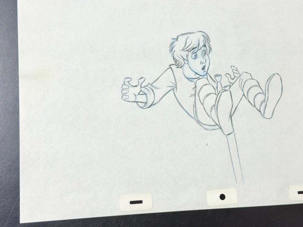 Walt Disney - Original animation drawing of Taran (39 x 32 cm) - The Black Cauldron (1985) #3.2
