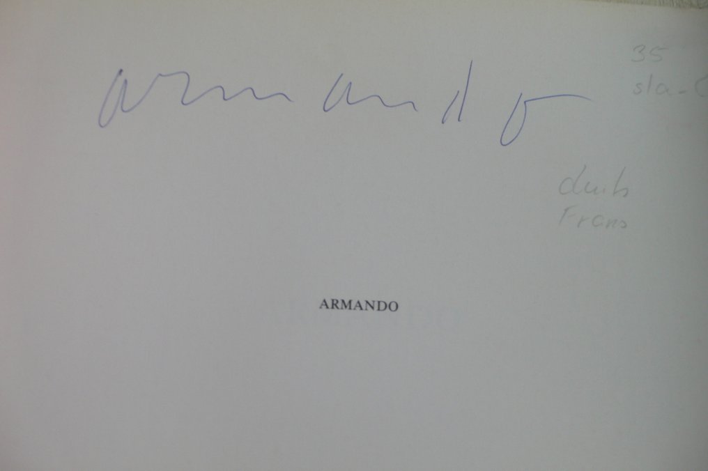 Armando - A signed catalogue, an original photograph and a folder with a large number of invitations - 1984 #3.2