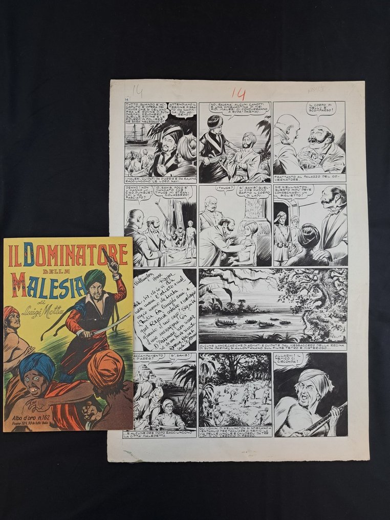 Nadir Quinto - 1 Original page - Il Dominatore della Malesia - 1949 #3.2