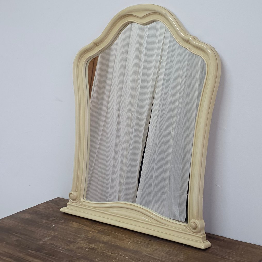 镜子- a cappello del gendarme - 木, 玻璃, 复合材料 #1.0