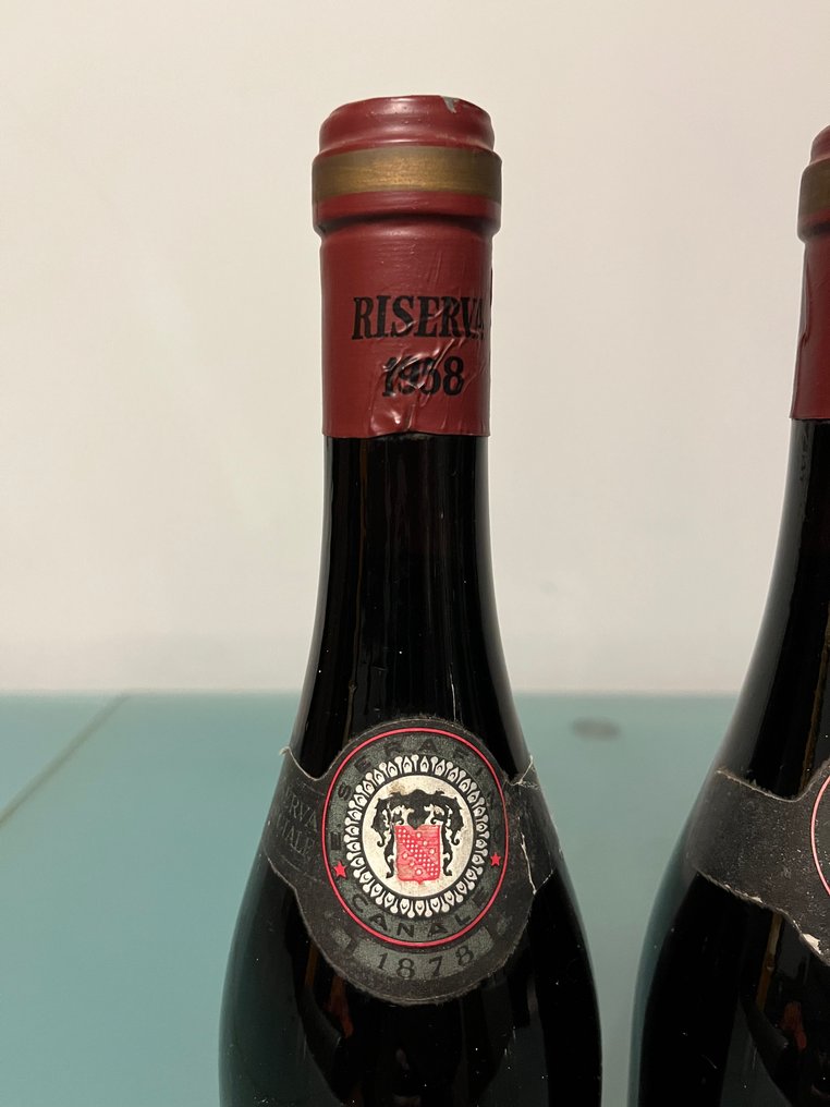 1958 Enrico Serafino - Barolo Riserva - 3 Bottiglie (0,72 L) #2.1