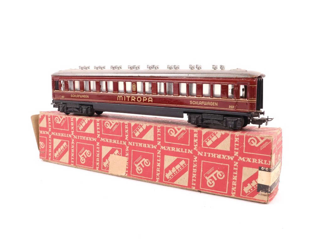 Märklin H0轨 - 353J - 模型火车客运车厢 (1) - 卧铺车 Mitropa #1.0