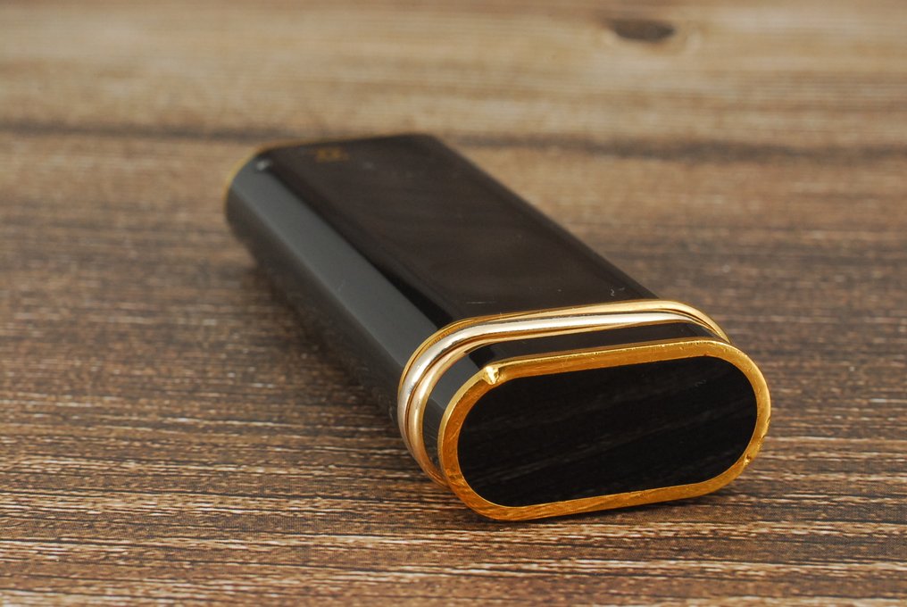 Cartier - Oval Trinity Gas Lighter - 口袋打火机 - G镀金漆 Brack #2.1