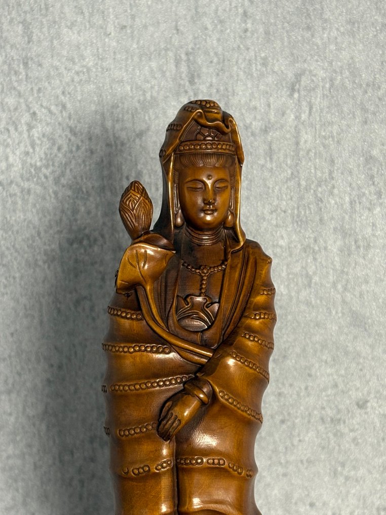 观音 - 黃楊木 - 20世紀末 #1.0