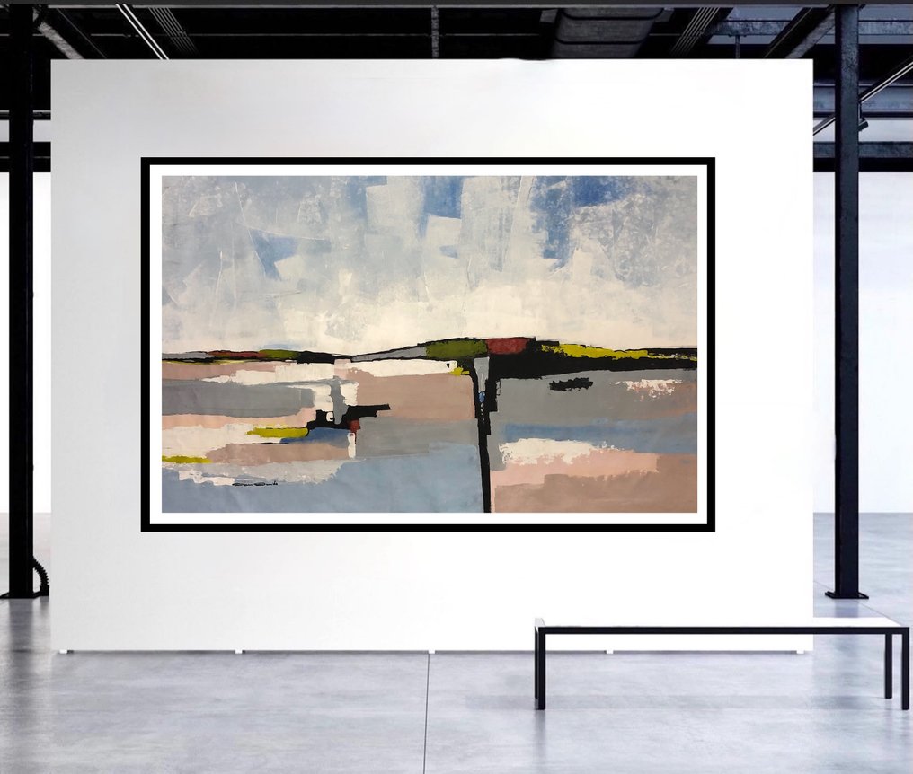 Dam Domido - Paysage abstrait ( 8 ) - 150 x 95  cm #1.0