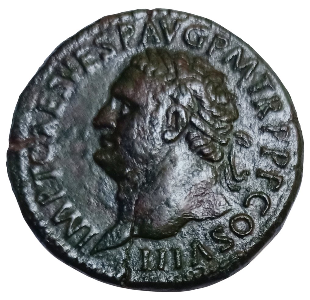 罗马帝国. 提图斯 （公元 79-81）. Sestertius Rome 80/81 AD - Felicitas #1.0
