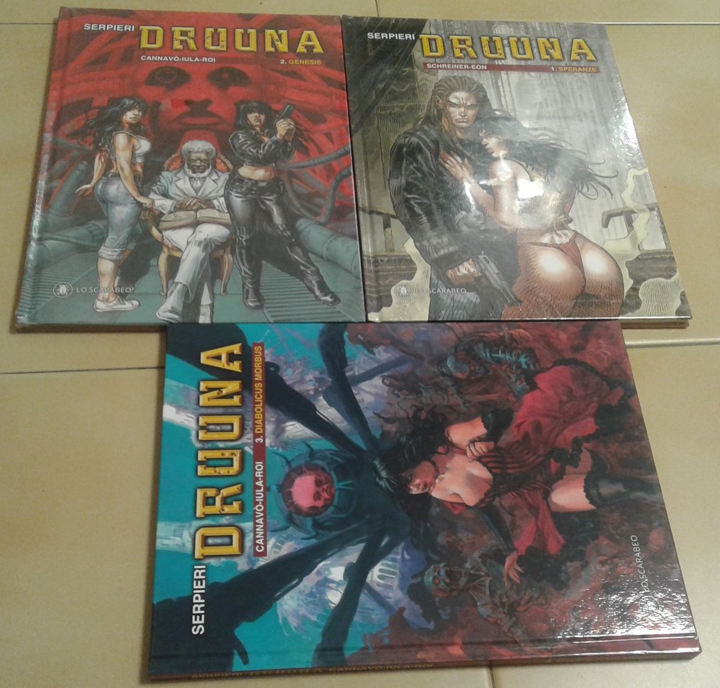 Serpieri Druuna - trilogia a fumetti 2° serie - 3 Comic collection - 2002 #1.0