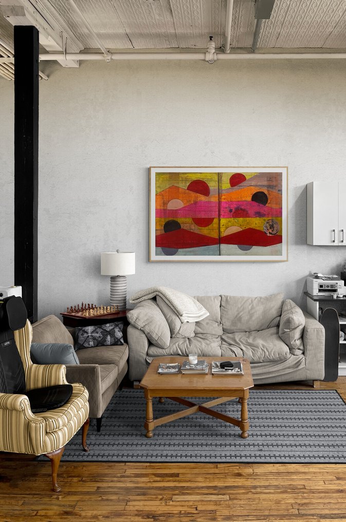 J. DELGALLO - Atardeceres rojos. XL. ( NO Reserve ) #1.0