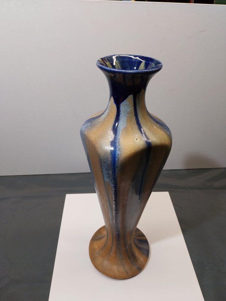 faïenceries de Thulin - Vase - Model number 82 - Earthenware - Art Deco vase #4.3