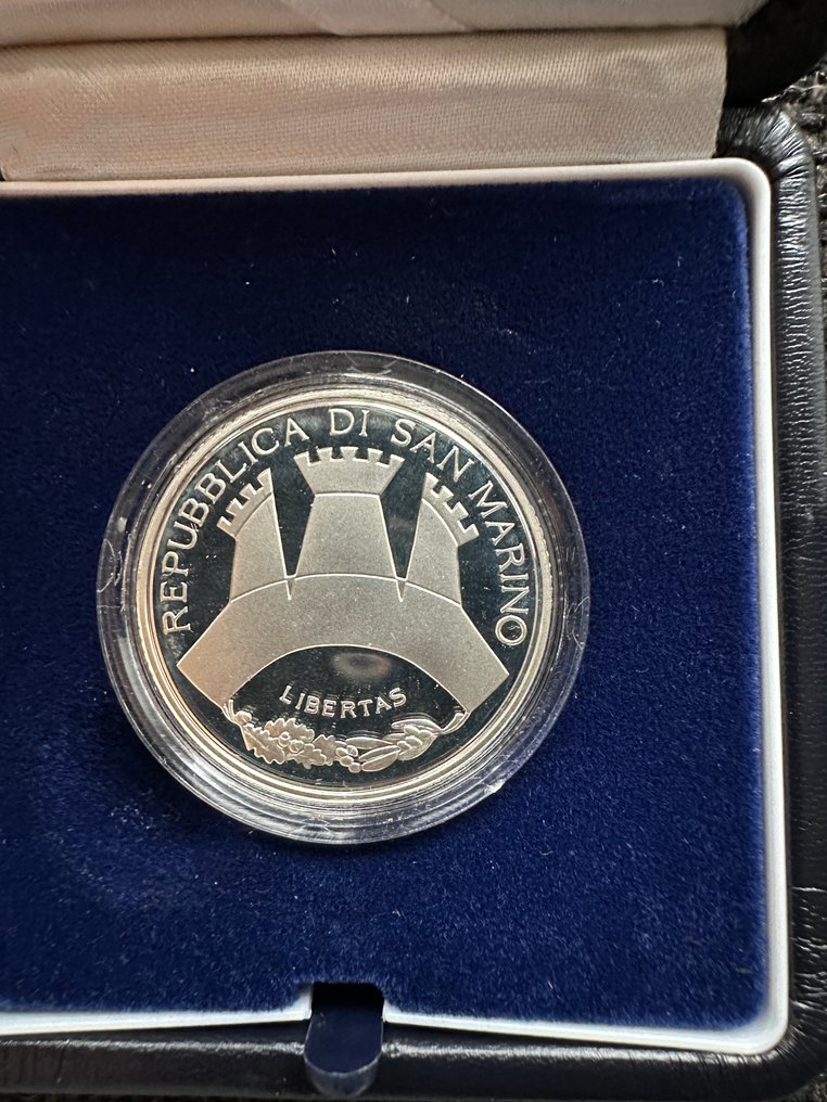 Σαν Μαρίνο. 5 Euro / 10 Euro 2006/2007 (4 stuks) Proof  (χωρίς τιμή ασφαλείας) #4.3