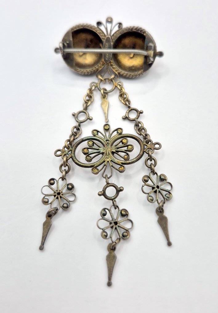 Senza prezzo di riserva - Spilla Argento, Historismus #2.1