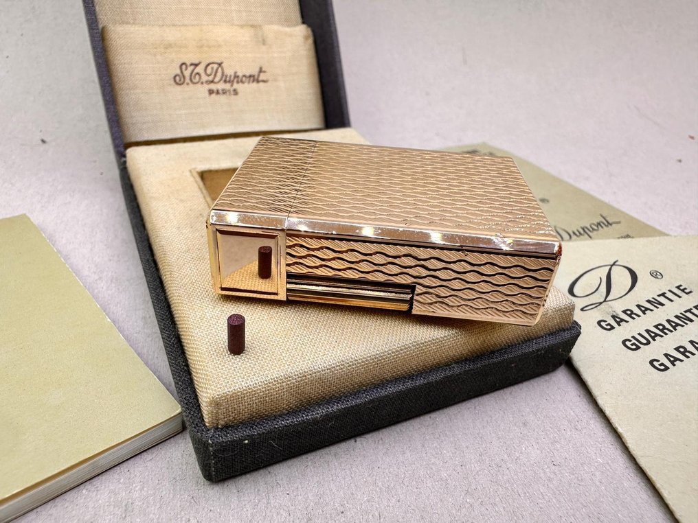 S.T. Dupont - Ligne 1 Short - Accendino - Placcato oro #1.0