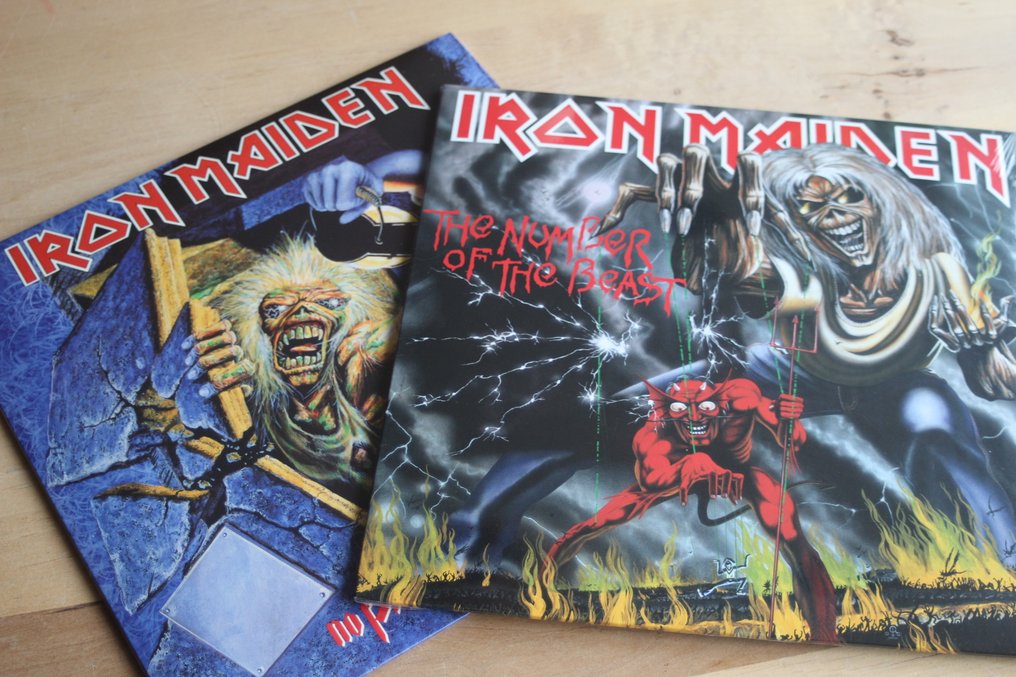 Iron Maiden - The Number Of The Beast + No Prayer For The Dying - LP Albums (multiple items) - 2017 #1.0