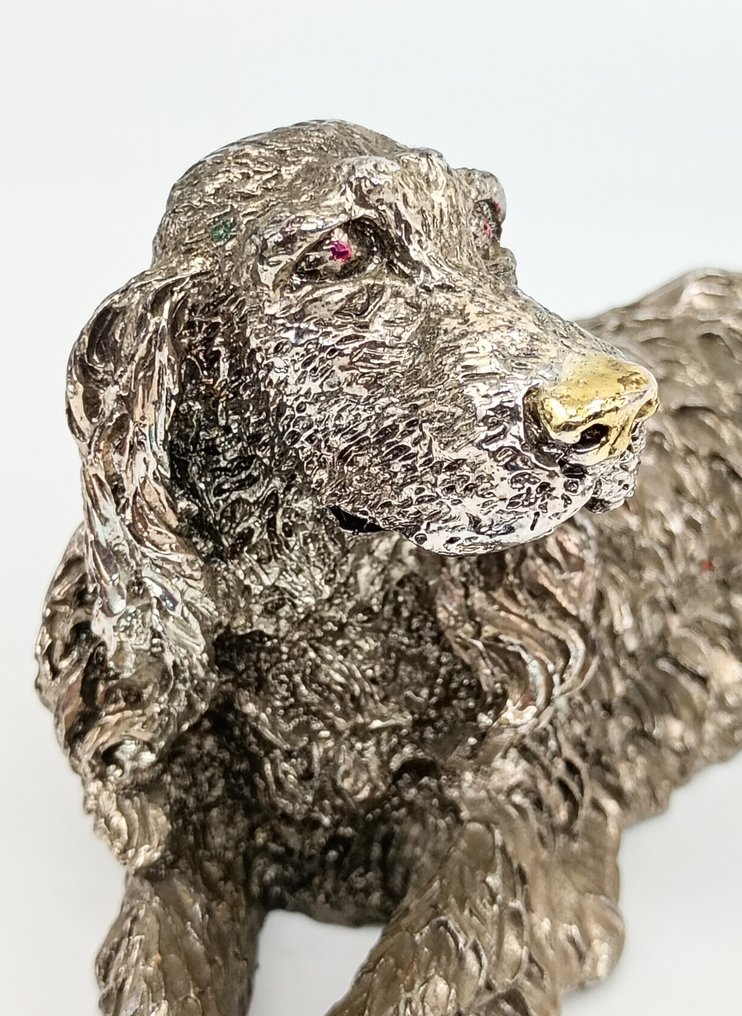 Figură în miniaturală - Cocker Spaniel - .925 argint #1.0