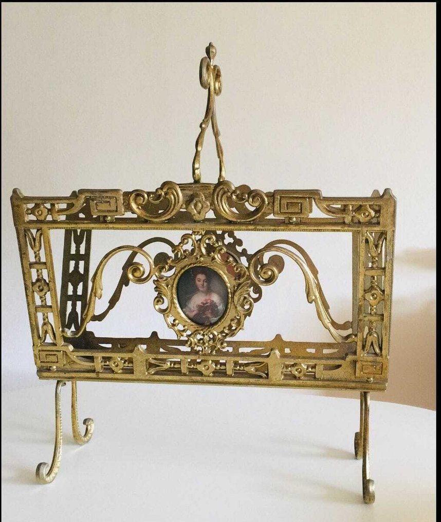 Magasinhylle - Messing - Portariviste i messing #3.2