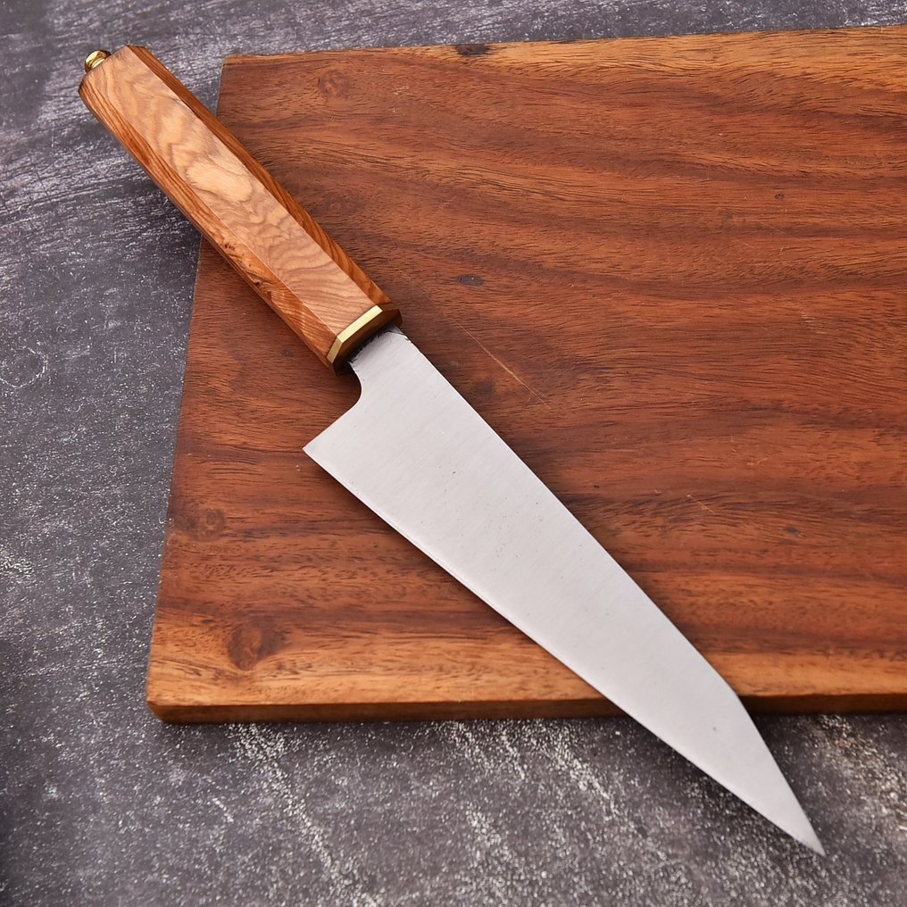 Shaw Knives - 厨刀 - Chef's knife -  505 - 活的碳钢 - 亚洲 - S.K Chef Knife 505 #2.1