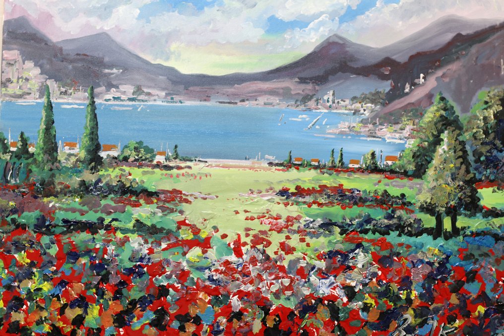 Eric Jan Kremer 1962- - Frankrijk landschap. #1.0