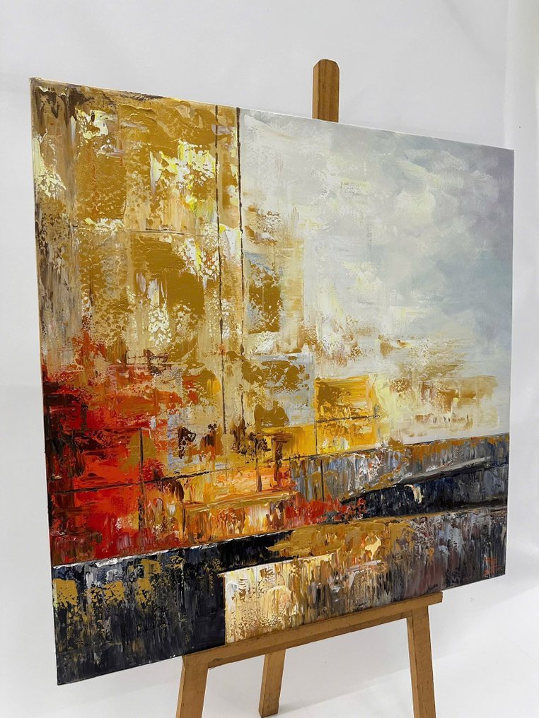 Nguyễn Văn Duy - Vestiges Modernes 80 x 80 cm #3.2