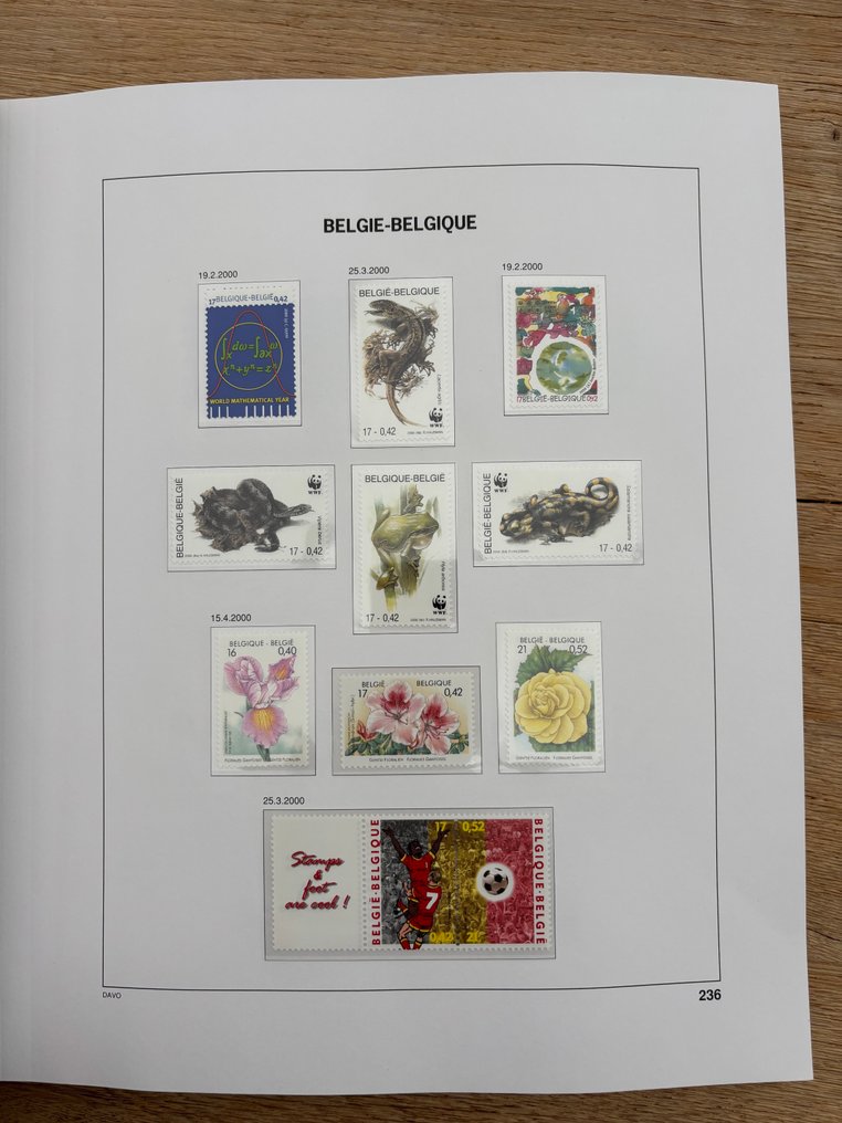 Βέλγιο 2000/2004 - Davo πολυτελής έκδοση Βέλγιο 2000-2004 postfris - Davo luxe editie gewatteerd 2000-2004 #4.3