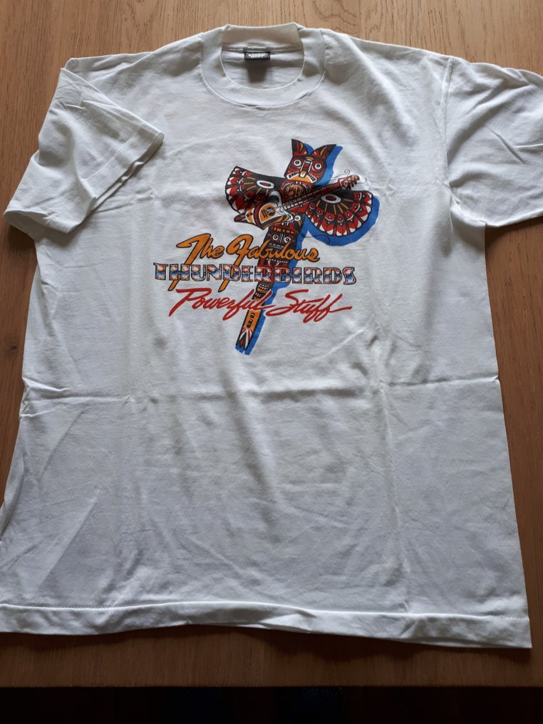 The Fabulous Thunderbirds - 两件原版1980年代巡演T恤（Screen Stars Best）+ 演唱会海报 #3.2