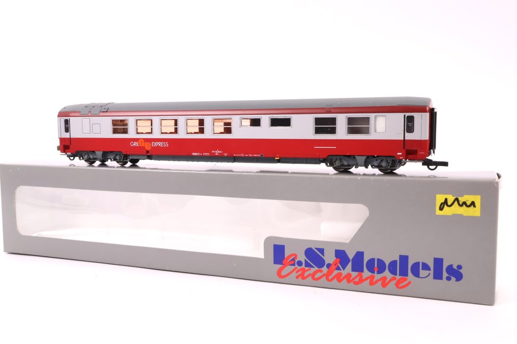 LS Models H0 - 40150 - Carrozza passeggeri di modellini di treni (1) - Ristorante su strada 'Vru Gril Express' - SNCF #1.0