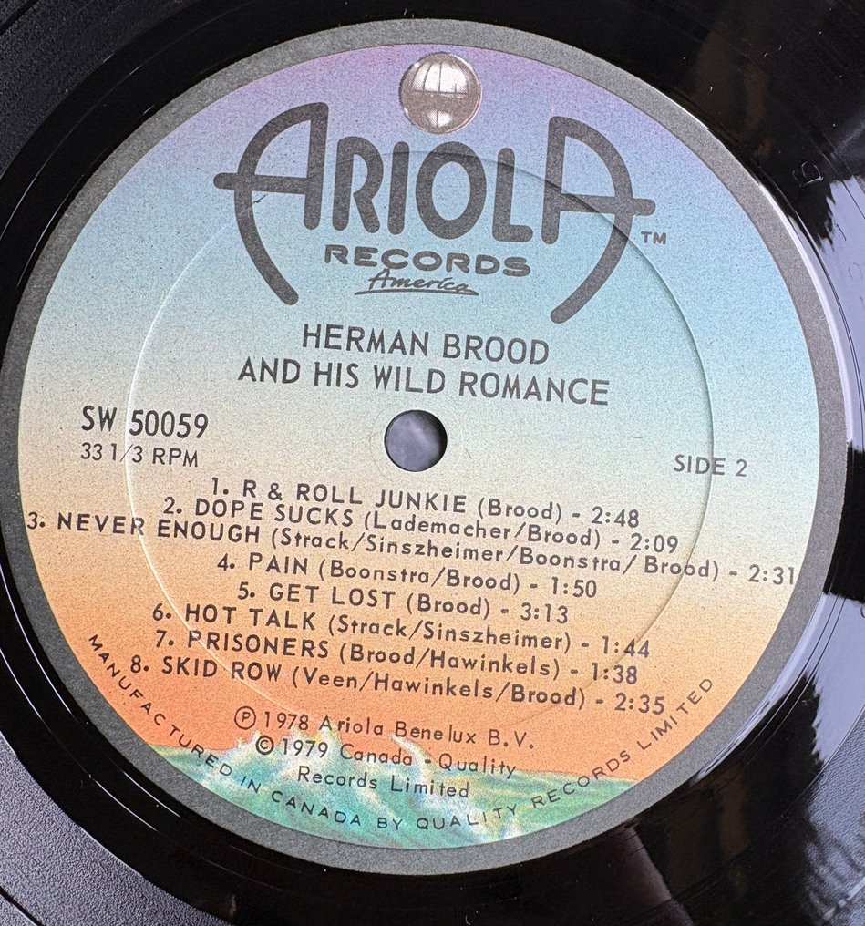 Herman Brood & His Wild Romance - Five albums, three collectables - Multiple titles - LP - 1st Pressing - 1975 #4.3