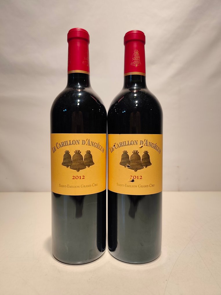 2012 Le Carillon d'Angélus, 2nd wine of Ch. Angelus - 圣埃米利昂特级酒庄 - 2 Bottles (0.75L) #1.0