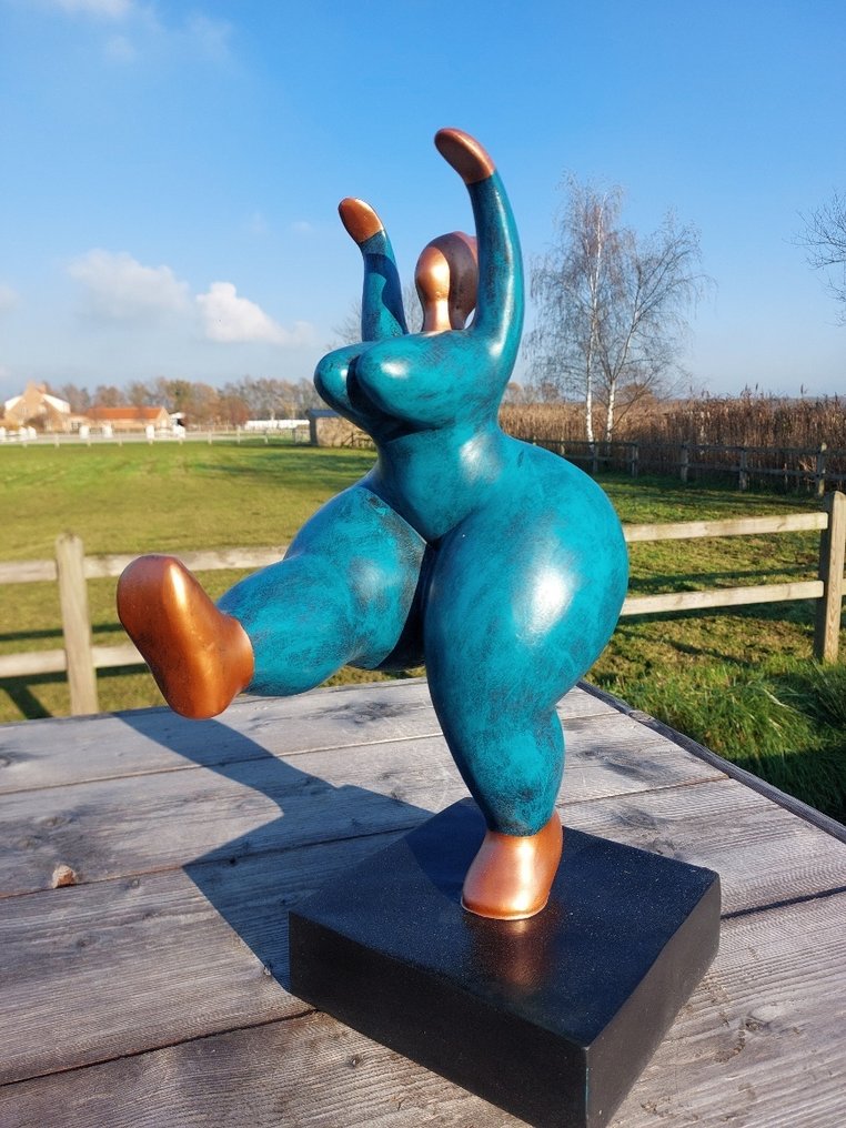 Statue, abstract beeld (handmade) - 50 cm - polyresin #4.3