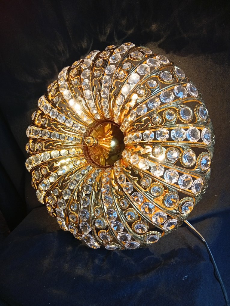 Φωτιστικό οροφής - Μπρούντζος, Γυαλί - Μεγάλο (48) Πέρσις Αντρέου #1.0