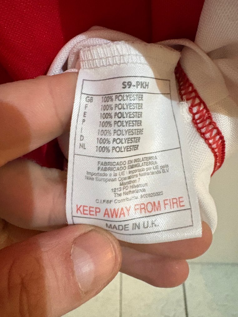 Arsenal - Angol bajnokság - Marc Overmars - 1998 - Futball ing #3.2