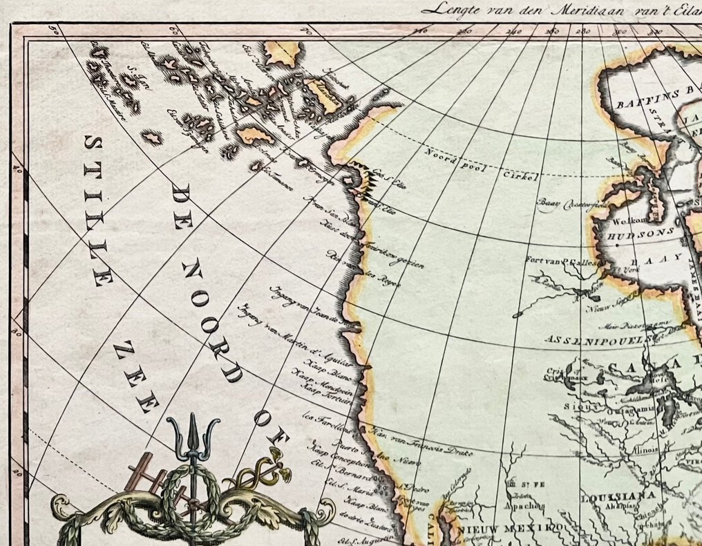 U.S.A., Canada, West Indië - U.S.A., Canada, West Indies; W.A. Bachienne / M. Schalekamp - Kaart van Noord Amerika. - 1781-1800 #3.2