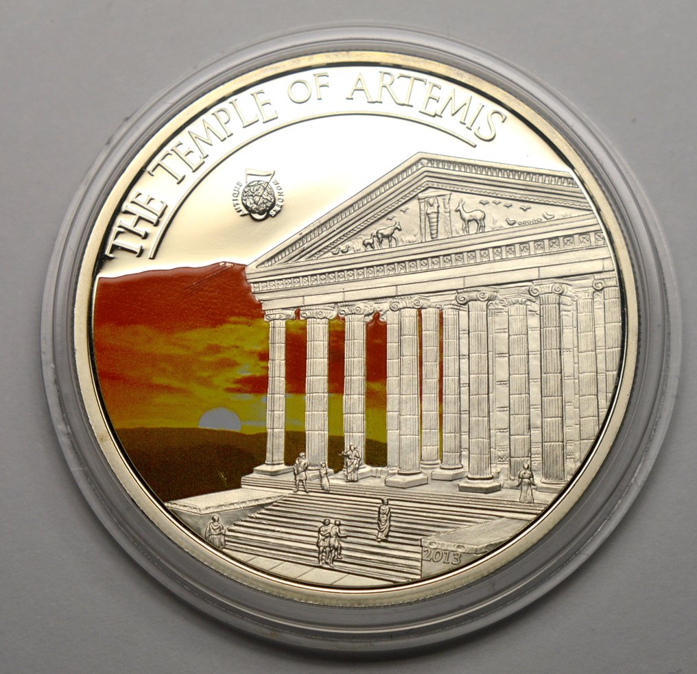 Palau. 5 Dollars 2013 The Temple of Artemis (.925) (No Reserve Price) #1.0