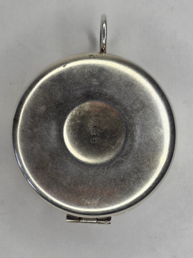 Oggetti religiosi e spirituali - Antico - .800 argento - 1850-1900 - Teca eucaristica Ostie #3.2