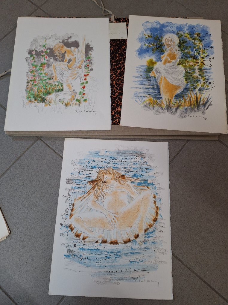 P. Lelong (XX) - Pierre Lelong & Ovide – L’Art d’aimer, édition de luxe illustrée de 20 lithographies originales + #2.1