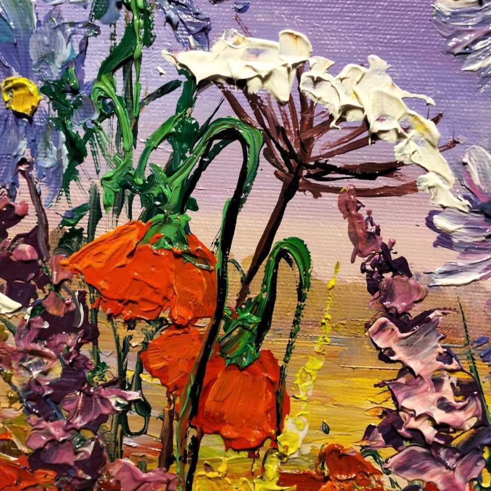 Małgorzata Łącka (1958) - In the purple sky #1.0