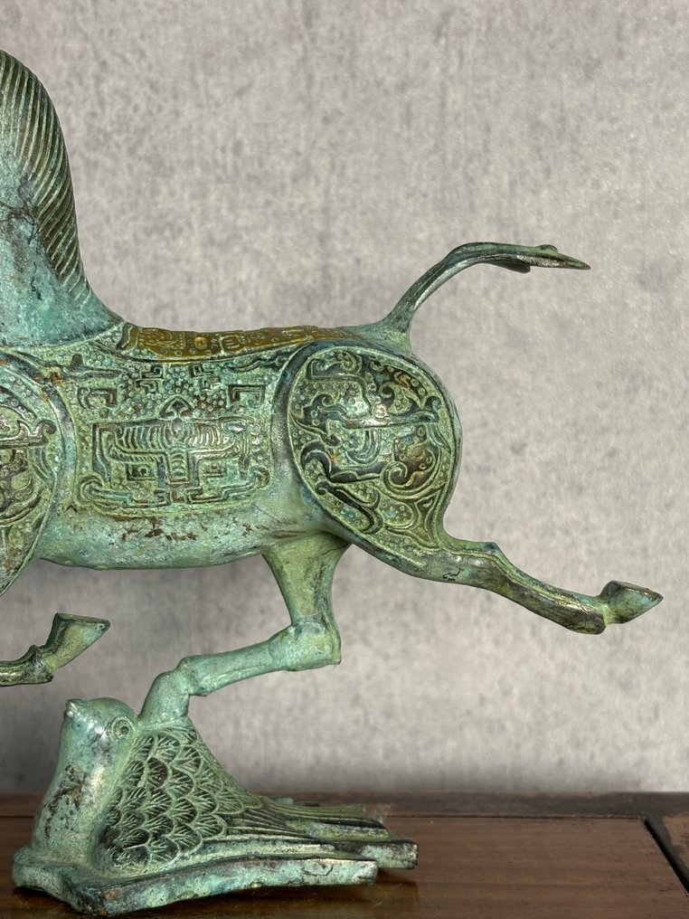Άγαλμα, Vliegend Paard - 19.5 cm - Μπρούντζος #3.2
