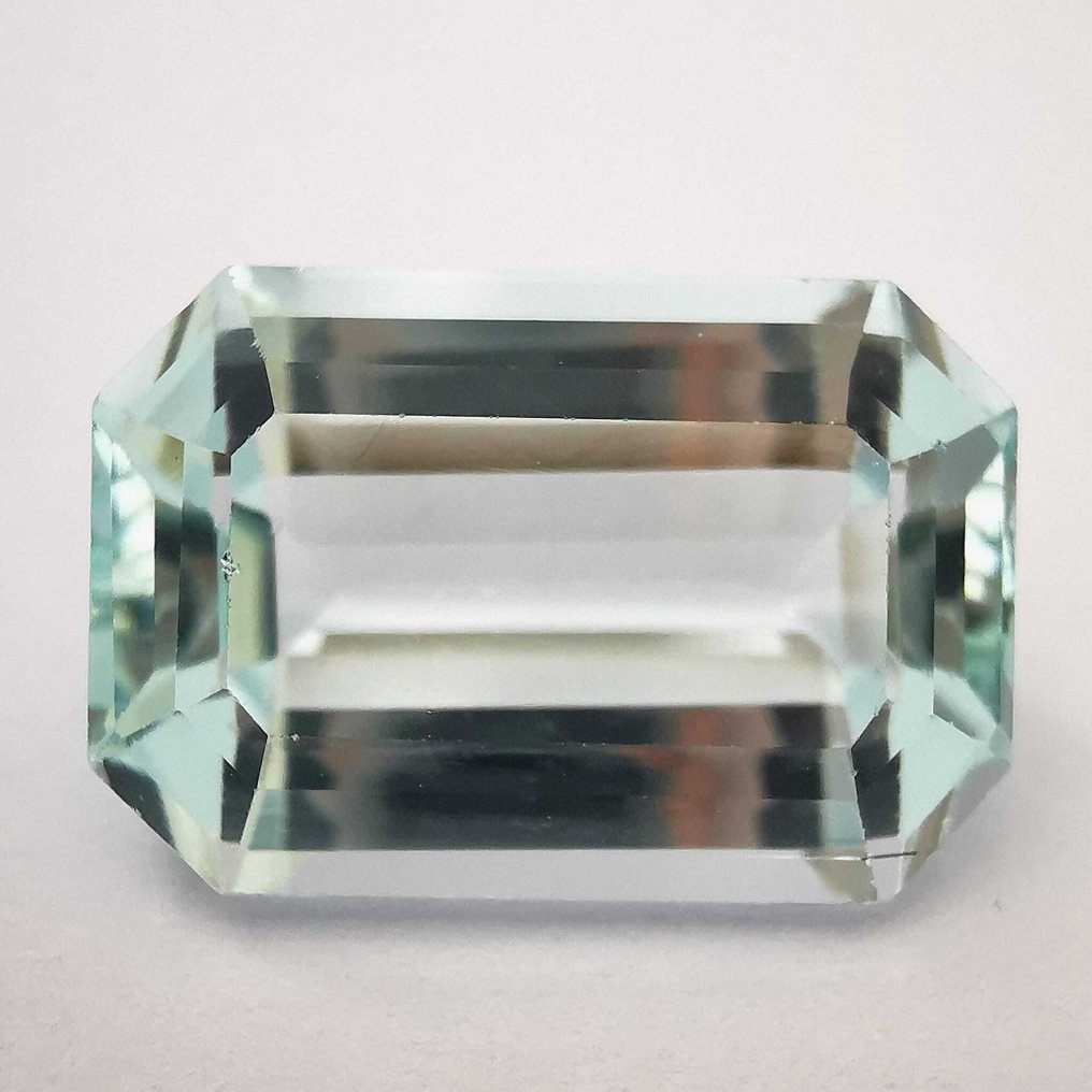Senza Prezzo di Riserva Acquamarina  - 7.85 ct - Antwerp Laboratory for Gemstone Testing (ALGT) - Azzurro chiaro #1.0