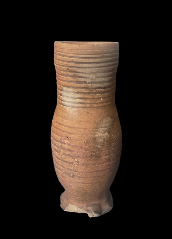 石器 大口水壶 - 22.5 cm - 15世纪的坚固 #3.2