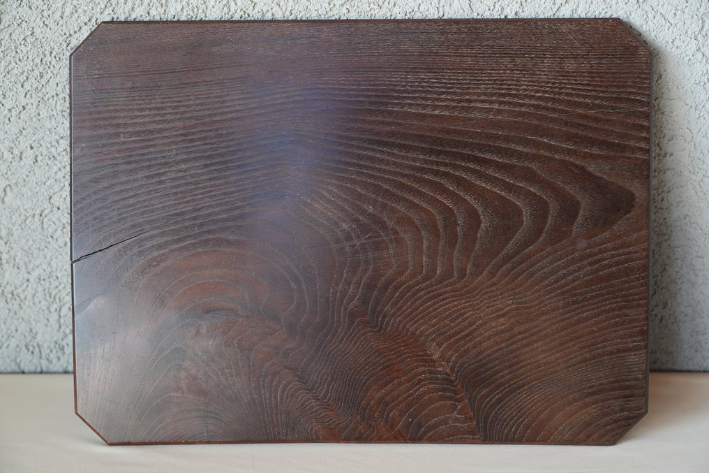 Vassoio - Vassoio di legno decorato con tartarughe in maki-e d'oro (亀蒔絵). - Legno, smalto #4.3