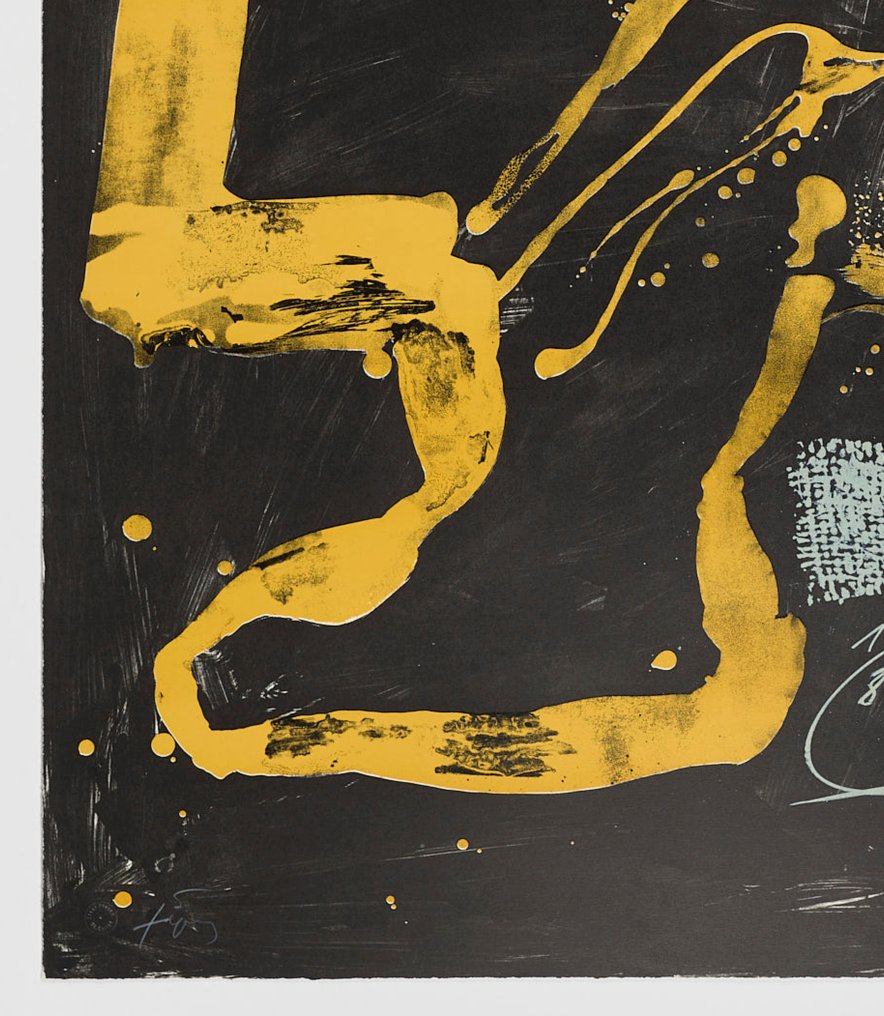 Antoni Tapies (1923-2012) - Personnage assis (Variations XI) #4.3