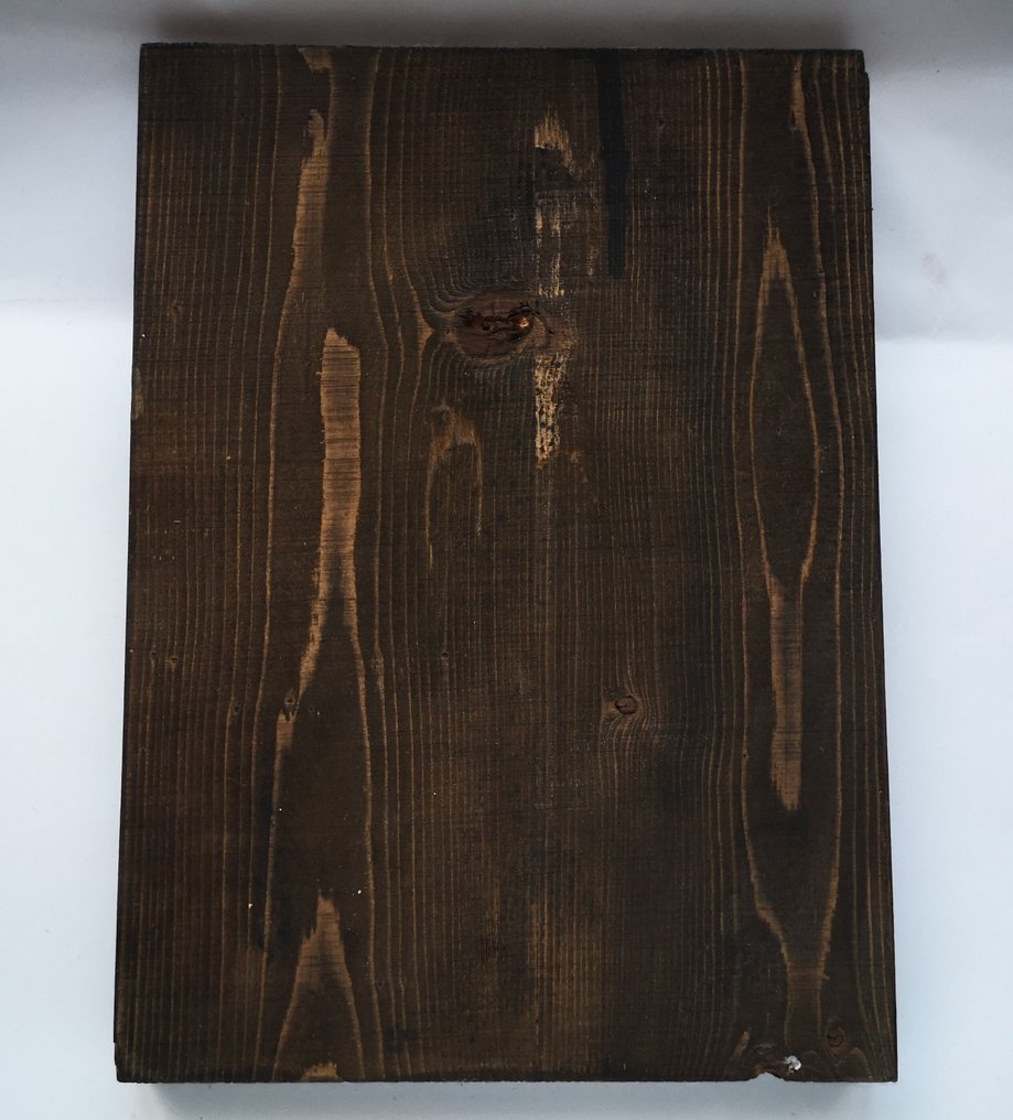 标志 - 罗马圣塔蒂亚娜手绘木制圣像 - 木 #4.3