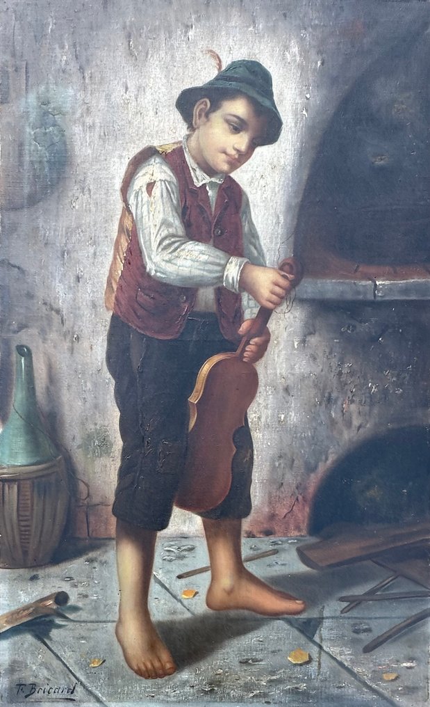 François Xavier Bricard (1879-1935) - The Broken Violin #1.0