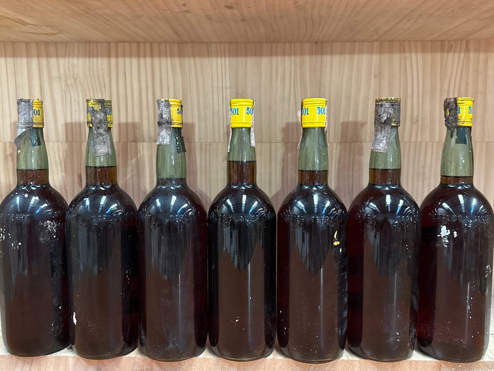 Carlos y Javier de Terry - Brandy 501 - b. 1970‹erne - 1,0 liter - 7 flasker #4.3