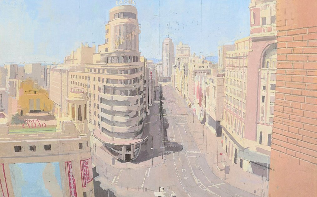Antonio López (1936) - Gran Vía, August 1, 16:00 #1.0